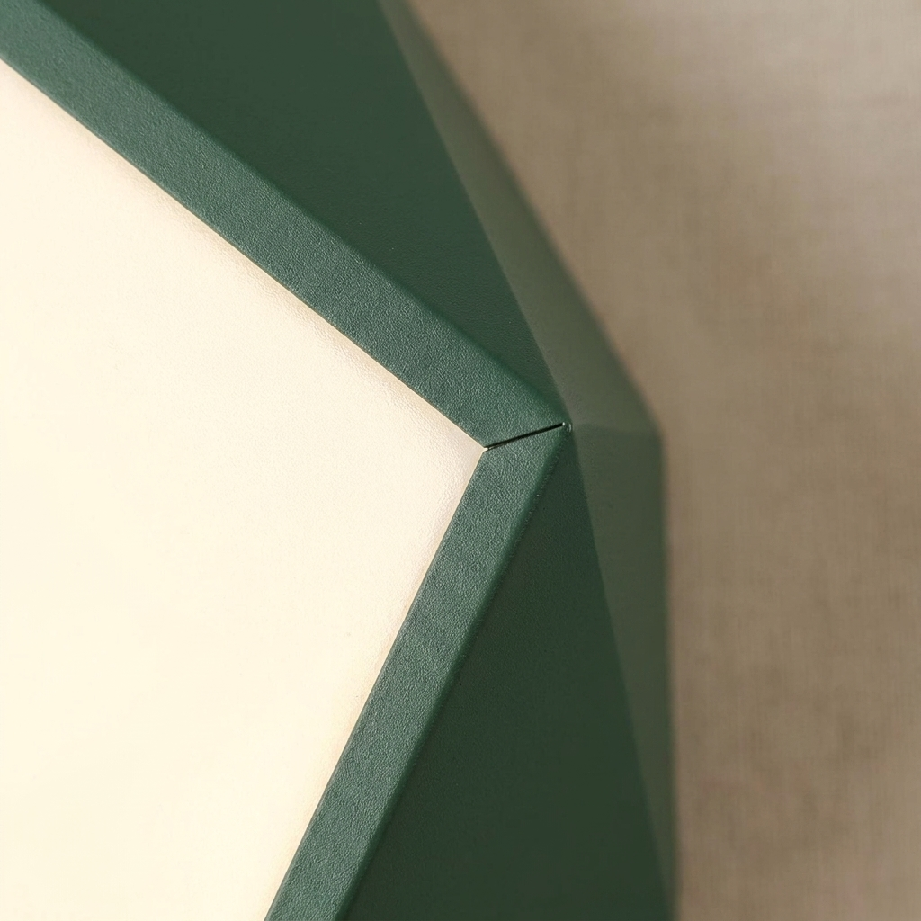 Macaron Pentagonal LED Ceiling Light lifestyle image - Higgsfield lux20v1 - a3