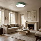 Macaron Pentagonal LED Ceiling Light lifestyle image - Higgsfield lux20v1 - a5