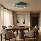Macaron Pentagonal LED Ceiling Light lifestyle image - Higgsfield lux20v1 - a7