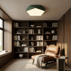 Macaron Pentagonal LED Ceiling Light lifestyle image - Higgsfield lux20v1 - a13