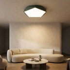 Macaron Pentagonal LED Ceiling Light lifestyle image - Higgsfield lux20v1 - a15