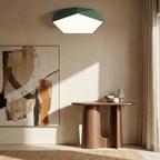 Macaron Pentagonal LED Ceiling Light lifestyle image - Higgsfield lux20v1 - a16