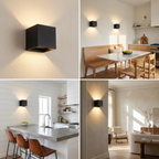 Aera Cube Nordic Iron LED Wall Lamp lifestyle image - Higgsfield lux20v1 - a10