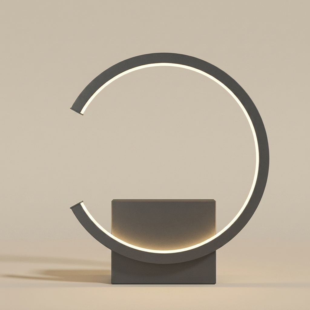 Modern LED - Minimalist Circular Design lifestyle image - Higgsfield lux20v1 - hero