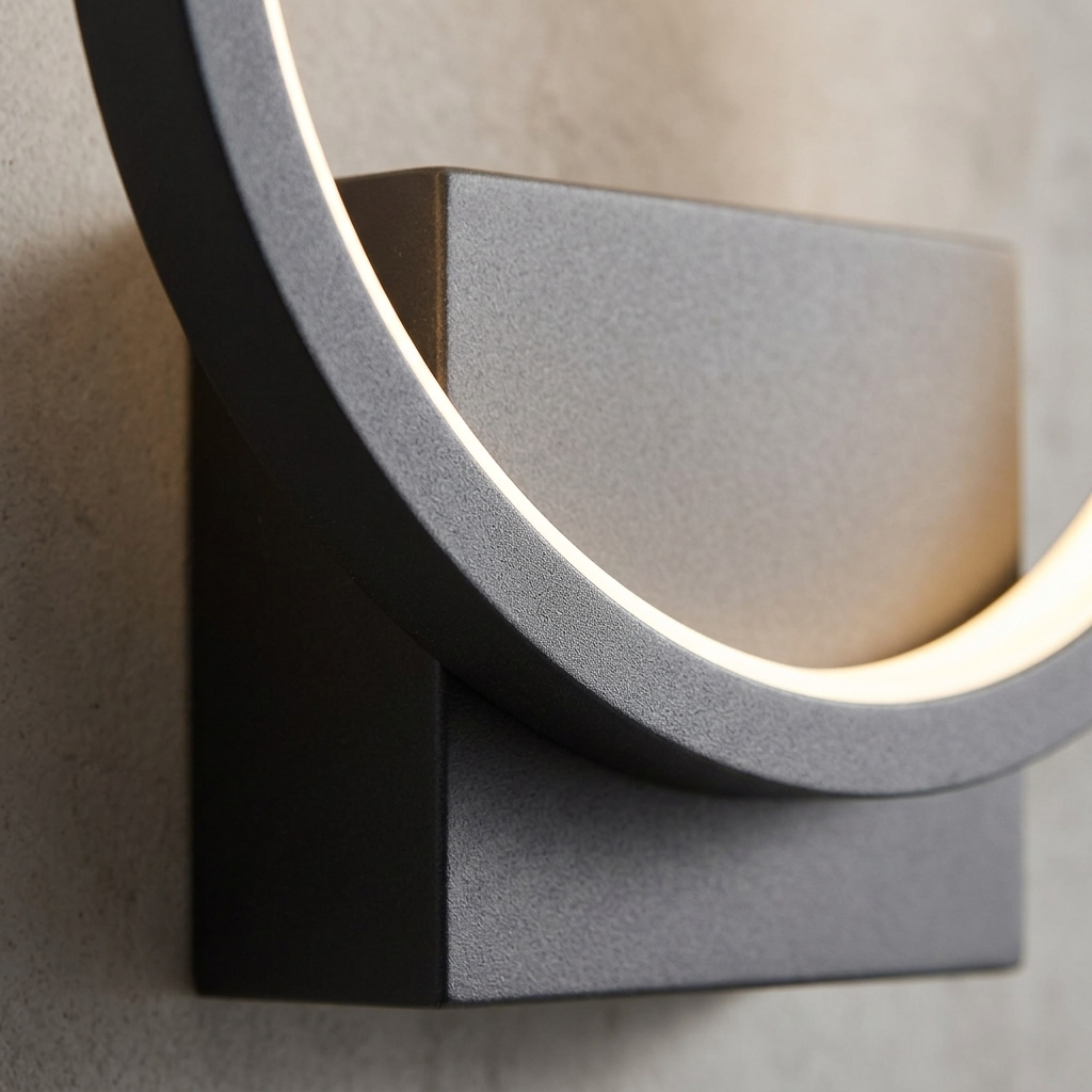 Modern LED - Minimalist Circular Design lifestyle image - Higgsfield lux20v1 - a3
