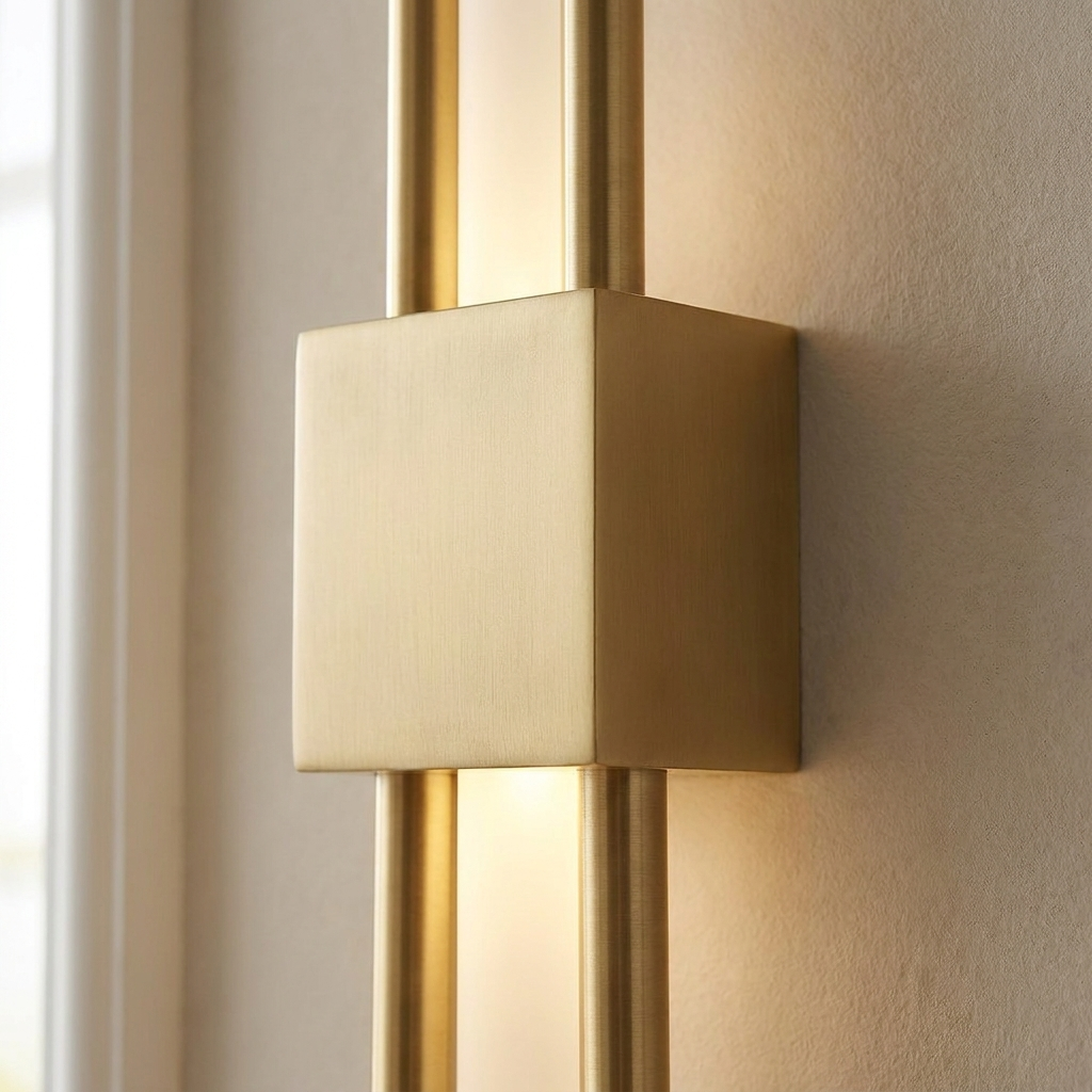 LuminArt - Stylish Black/Gold LED Light lifestyle image - Higgsfield lux20v1 - a3