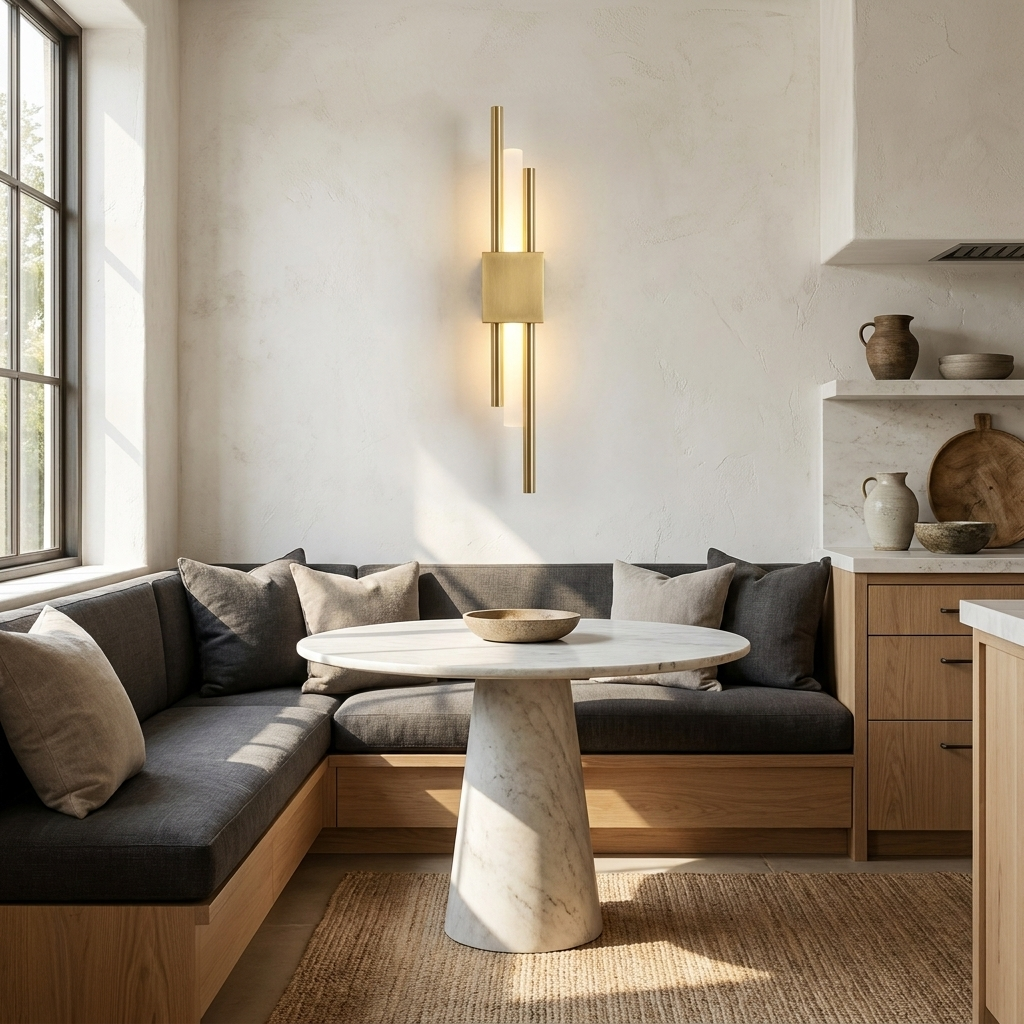 LuminArt - Stylish Black/Gold LED Light lifestyle image - Higgsfield lux20v1 - a10