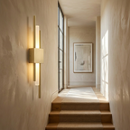 LuminArt - Stylish Black/Gold LED Light lifestyle image - Higgsfield lux20v1 - a11