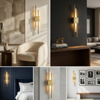 LuminArt - Stylish Black/Gold LED Light lifestyle image - Higgsfield lux20v1 - a16