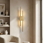 LuminArt - Stylish Black/Gold LED Light lifestyle image - Higgsfield lux20v1 - a17