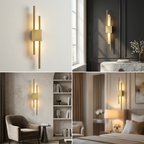 LuminArt - Stylish Black/Gold LED Light lifestyle image - Higgsfield lux20v1 - a18
