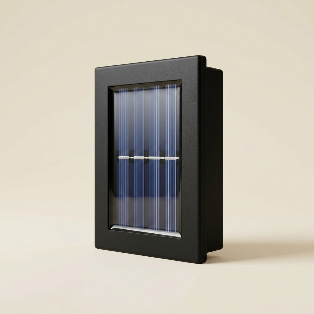 Solar Up and Down IP65 Waterproof LED Outdoor Wall Light lifestyle image - Higgsfield lux20v1 - a1