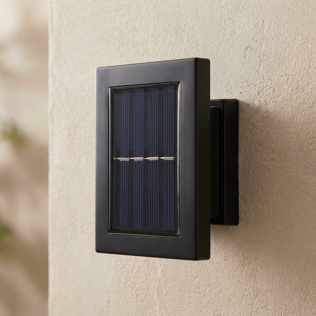 Solar Up and Down IP65 Waterproof LED Outdoor Wall Light lifestyle image - Higgsfield lux20v1 - a2