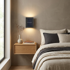 Solar Up and Down IP65 Waterproof LED Outdoor Wall Light lifestyle image - Higgsfield lux20v1 - a8