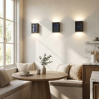 Solar Up and Down IP65 Waterproof LED Outdoor Wall Light lifestyle image - Higgsfield lux20v1 - a10