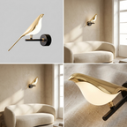 LumiVogel - Modern Bird Shape Lamp lifestyle image - Higgsfield lux20v1 - a3