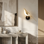 LumiVogel - Modern Bird Shape Lamp lifestyle image - Higgsfield lux20v1 - a16