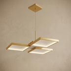 LED Chandelier Square Lamp lifestyle image - Higgsfield lux20v1 - a2