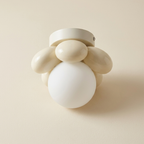 Ceiling Light with Scandinavian flowers lifestyle image - Higgsfield lux20v1 - a1