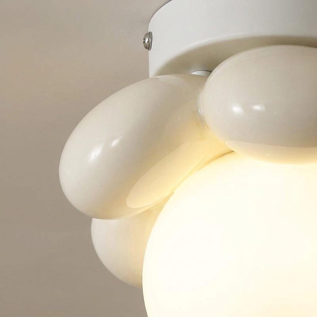 Ceiling Light with Scandinavian flowers lifestyle image - Higgsfield lux20v1 - a3