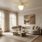 Ceiling Light with Scandinavian flowers lifestyle image - Higgsfield lux20v1 - a5