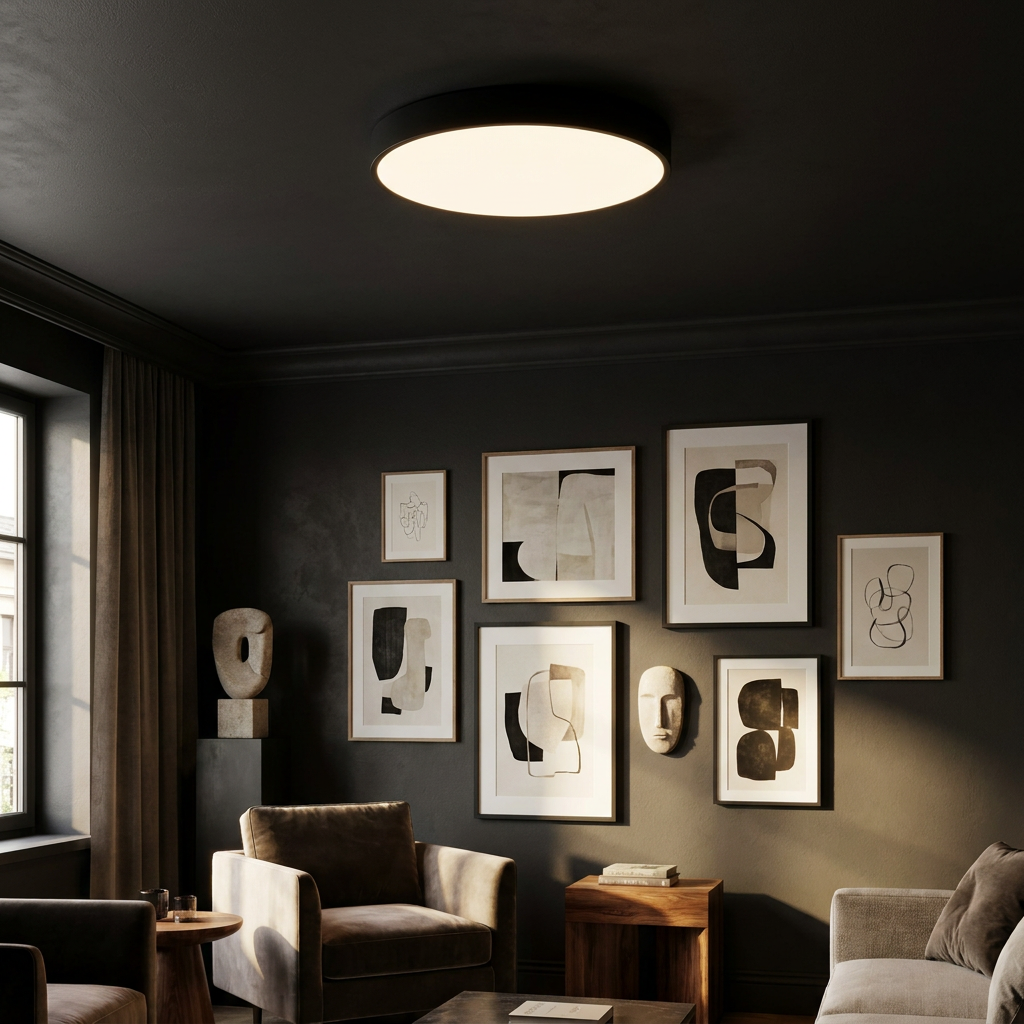 ChromaCraft - Multicolor Sleek Nordic Lamp lifestyle image - Higgsfield lux20v1 - a6