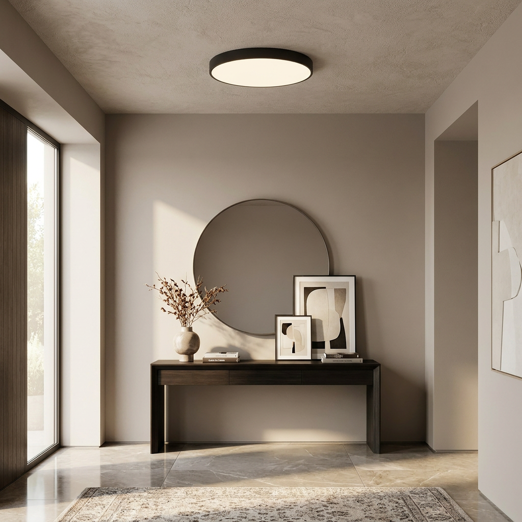 ChromaCraft - Multicolor Sleek Nordic Lamp lifestyle image - Higgsfield lux20v1 - a9