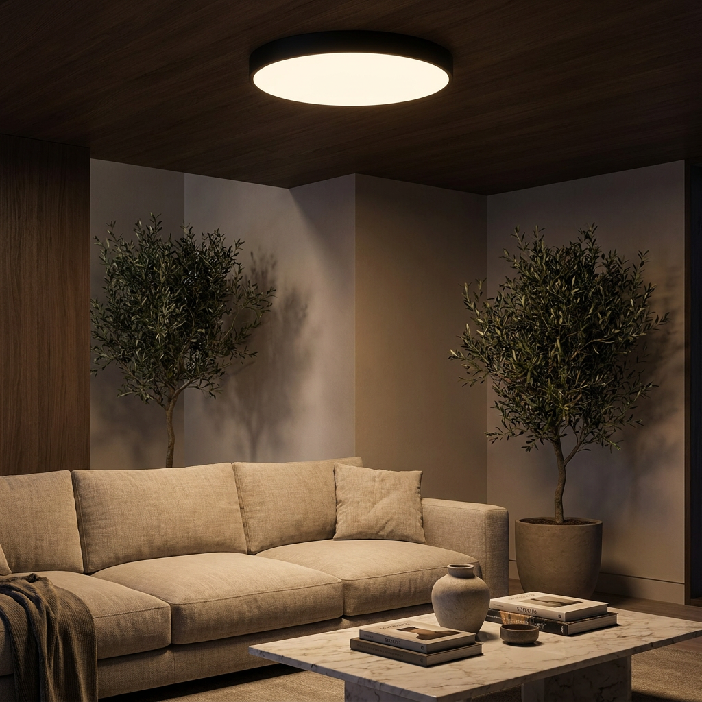 ChromaCraft - Multicolor Sleek Nordic Lamp lifestyle image - Higgsfield lux20v1 - a15