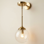 Shiny Nordic Globe Wall Light lifestyle image - Higgsfield lux20v1 - a1