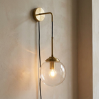 Shiny Nordic Globe Wall Light lifestyle image - Higgsfield lux20v1 - a2