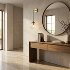 Shiny Nordic Globe Wall Light lifestyle image - Higgsfield lux20v1 - a9