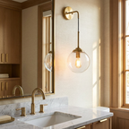 Shiny Nordic Globe Wall Light lifestyle image - Higgsfield lux20v1 - a12