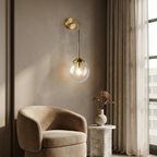 Shiny Nordic Globe Wall Light lifestyle image - Higgsfield lux20v1 - a14