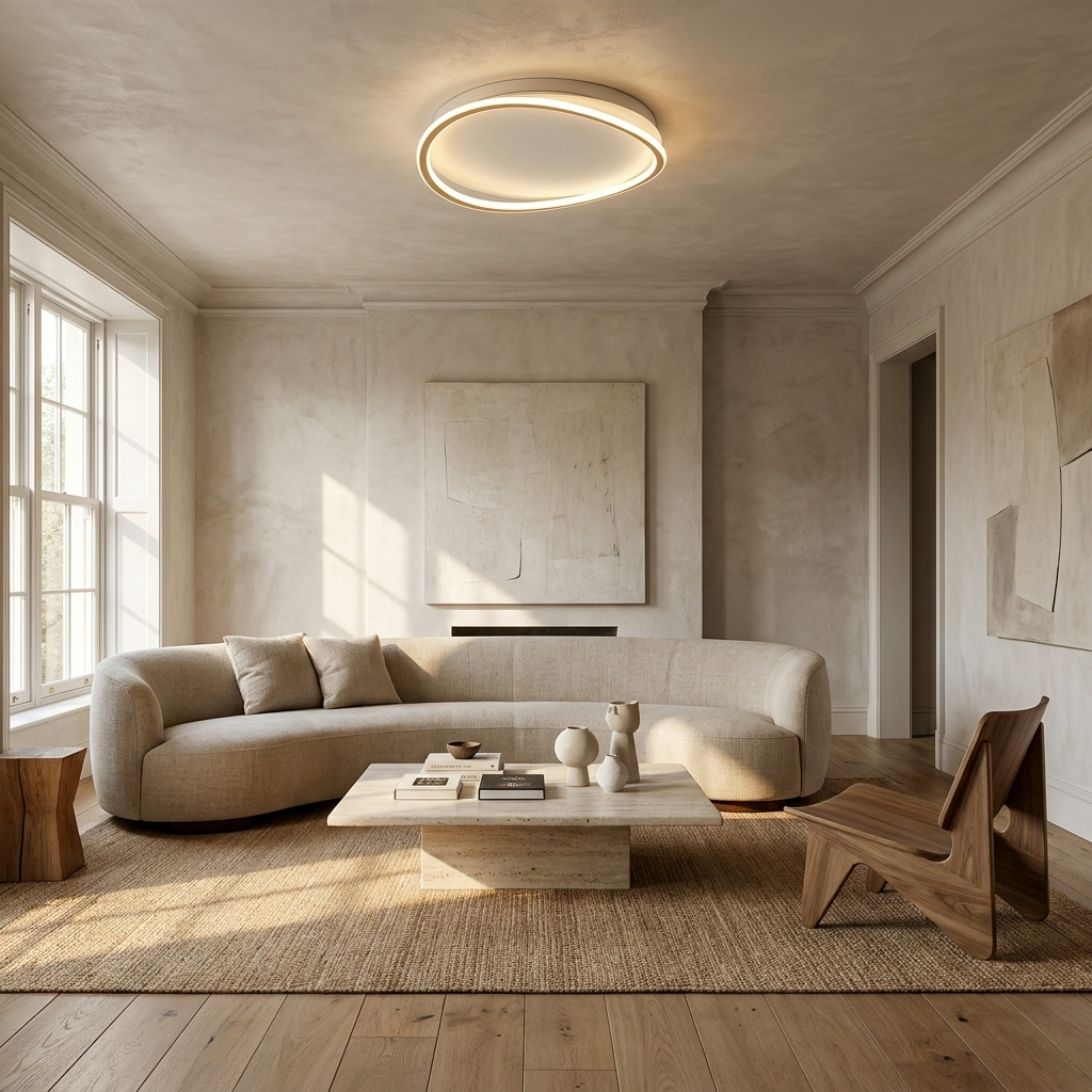 Futura Modern LED Ceiling Light lifestyle image - Higgsfield lux20v1 - a5