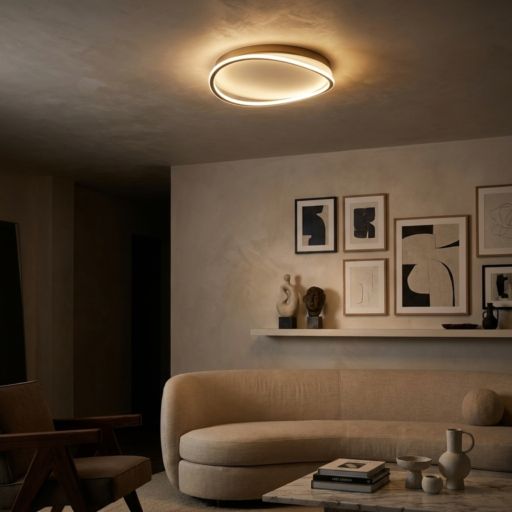 Futura Modern LED Ceiling Light lifestyle image - Higgsfield lux20v1 - a6