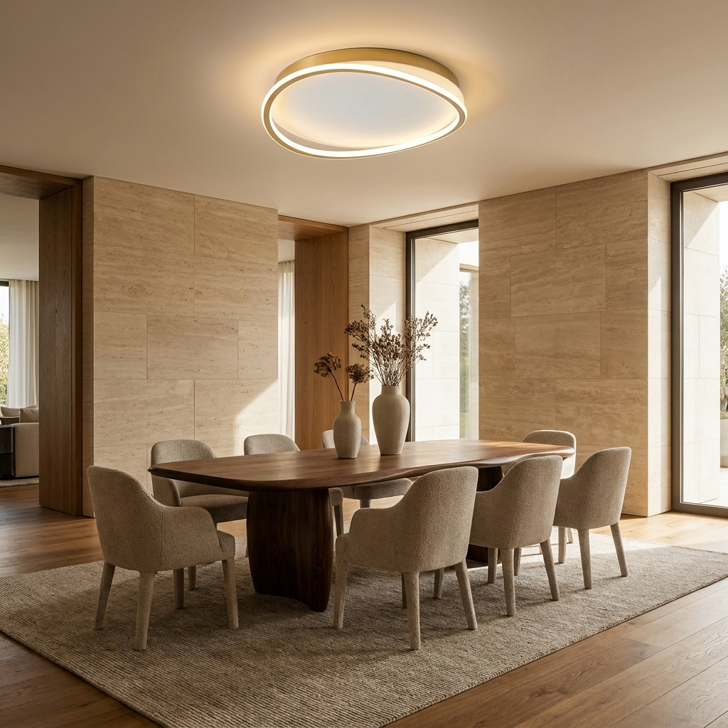 Futura Modern LED Ceiling Light lifestyle image - Higgsfield lux20v1 - a7