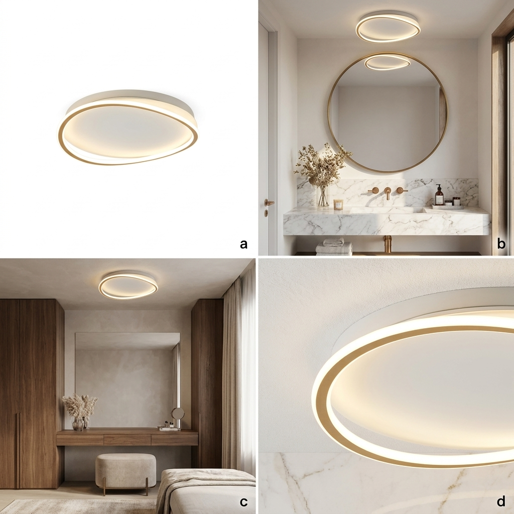 Futura Modern LED Ceiling Light lifestyle image - Higgsfield lux20v1 - a12