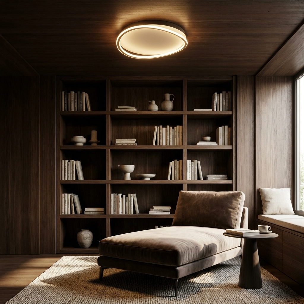 Futura Modern LED Ceiling Light lifestyle image - Higgsfield lux20v1 - a13