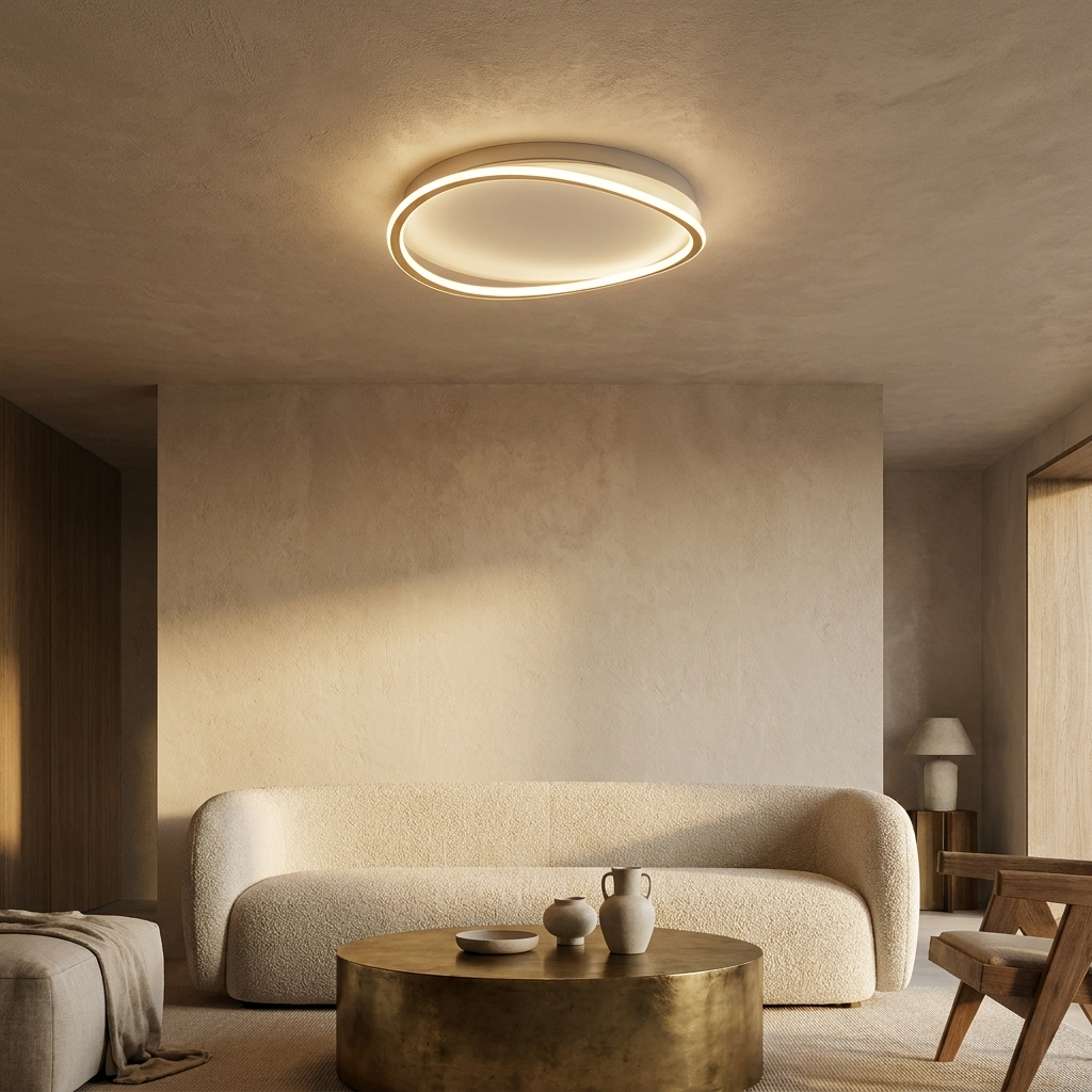 Futura Modern LED Ceiling Light lifestyle image - Higgsfield lux20v1 - a15