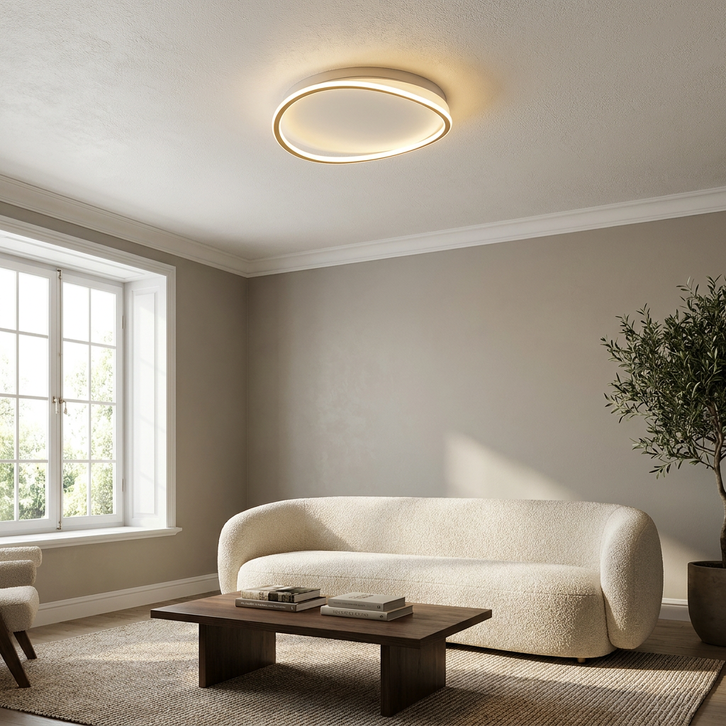 Futura Modern LED Ceiling Light lifestyle image - Higgsfield lux20v1 - a18