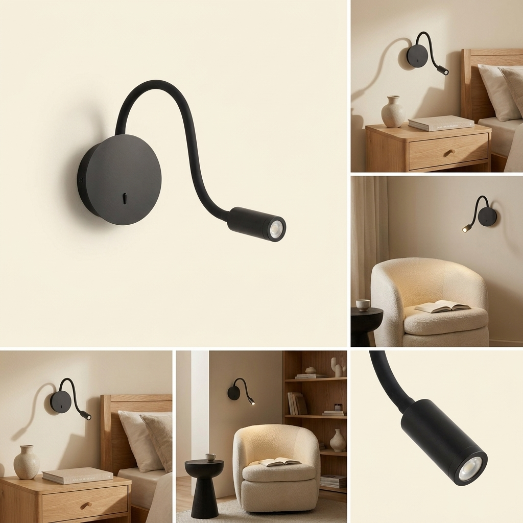 Modern LED Lamp with 360-degree Adjustable Light lifestyle image - Higgsfield lux20v1 - hero