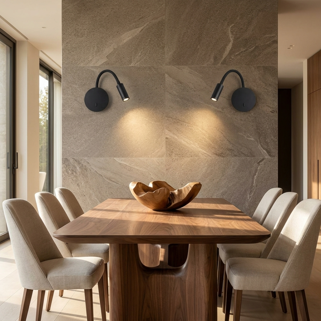Modern LED Lamp with 360-degree Adjustable Light lifestyle image - Higgsfield lux20v1 - a7