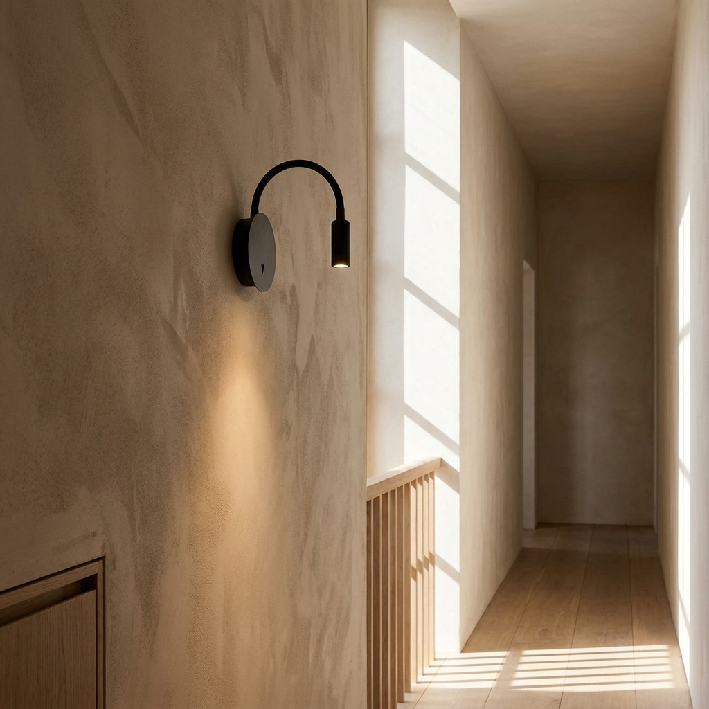 Modern LED Lamp with 360-degree Adjustable Light lifestyle image - Higgsfield lux20v1 - a11