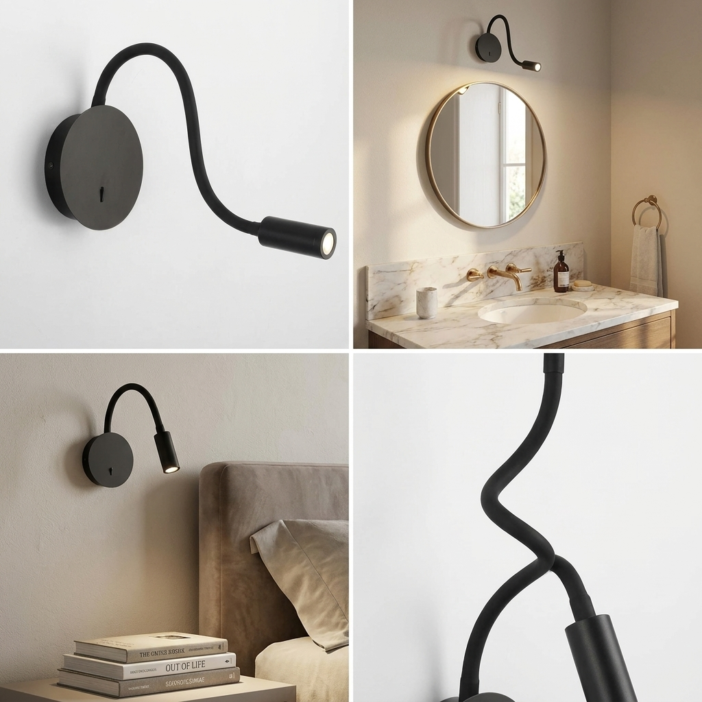Modern LED Lamp with 360-degree Adjustable Light lifestyle image - Higgsfield lux20v1 - a12