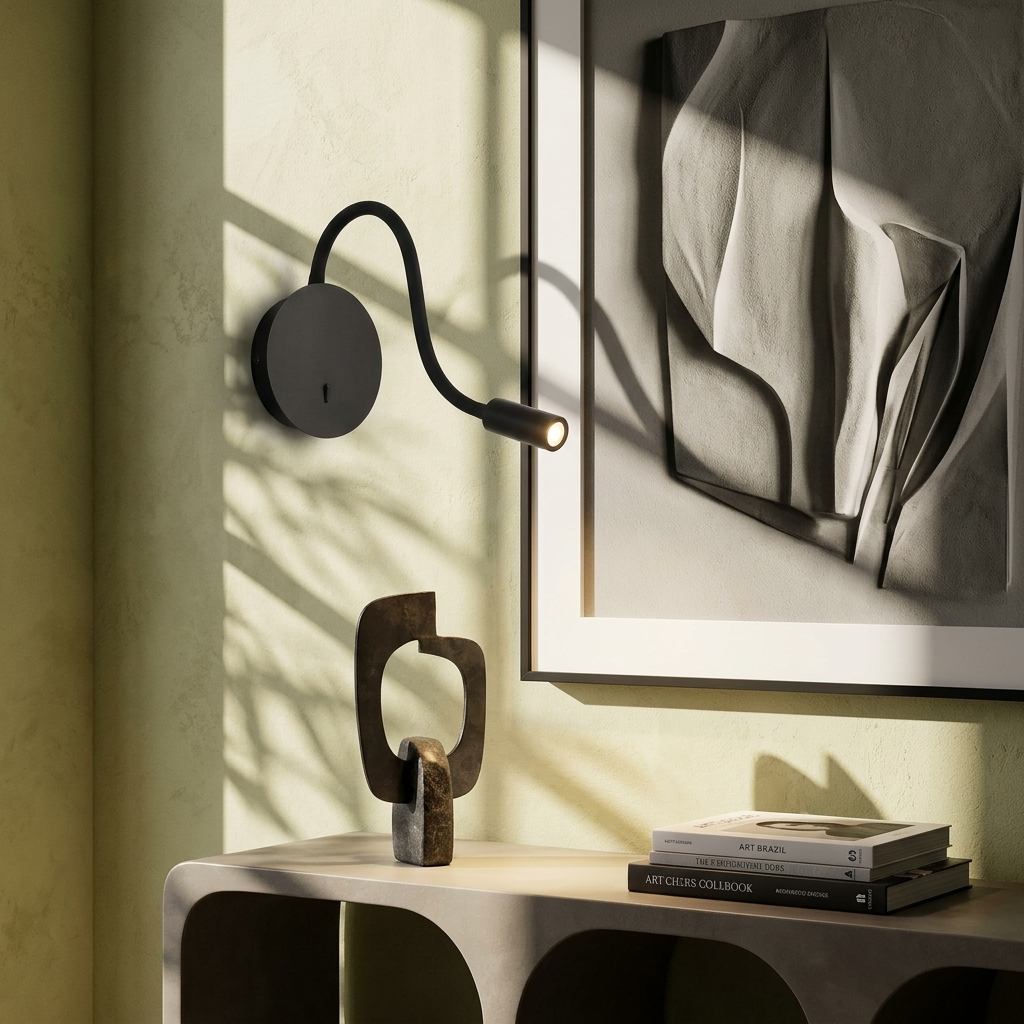 Modern LED Lamp with 360-degree Adjustable Light lifestyle image - Higgsfield lux20v1 - a16