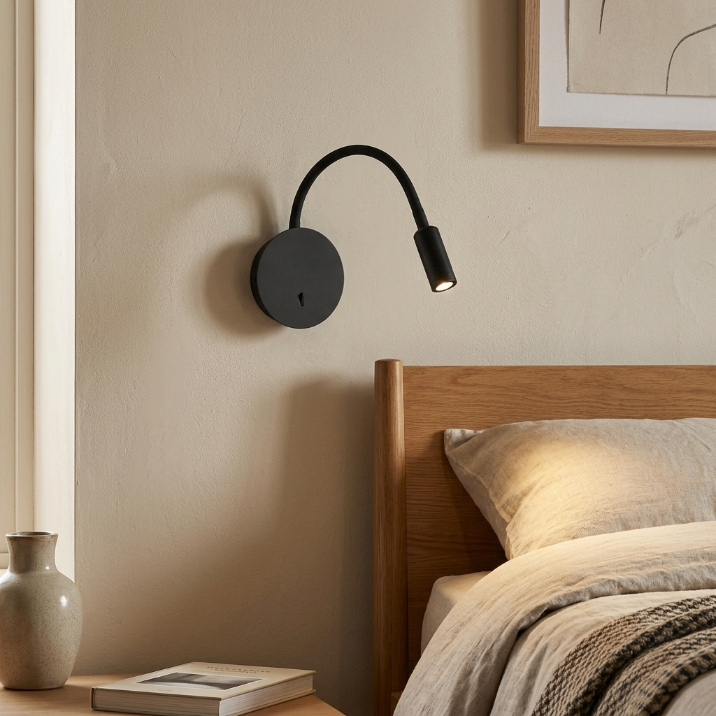 Modern LED Lamp with 360-degree Adjustable Light lifestyle image - Higgsfield lux20v1 - a18