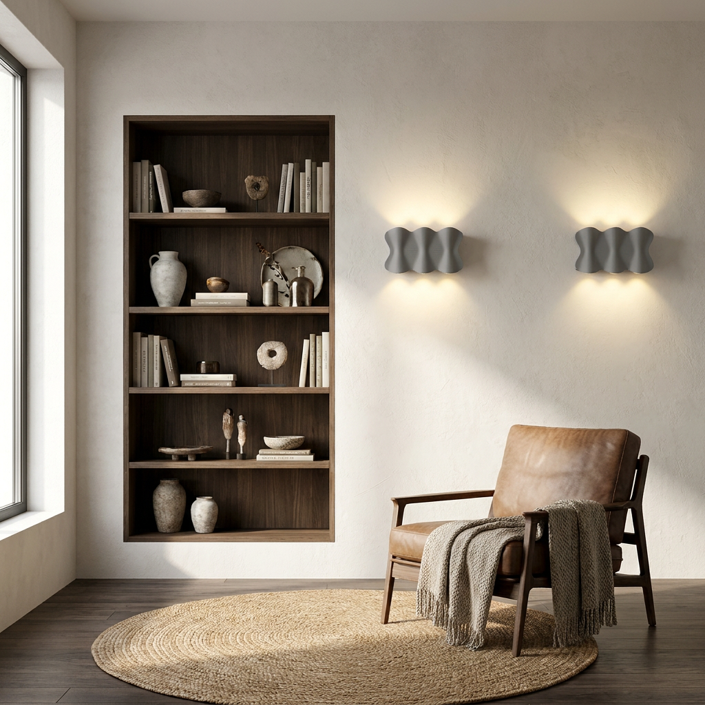 Solara - Modern waterproof LED outdoor wall lights made of aluminum lifestyle image - Higgsfield lux20v1 - a13