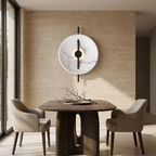 Nordic Round Resin Wall Ligh lifestyle image - Higgsfield lux20v1 - a7