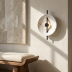 Nordic Round Resin Wall Ligh lifestyle image - Higgsfield lux20v1 - a16