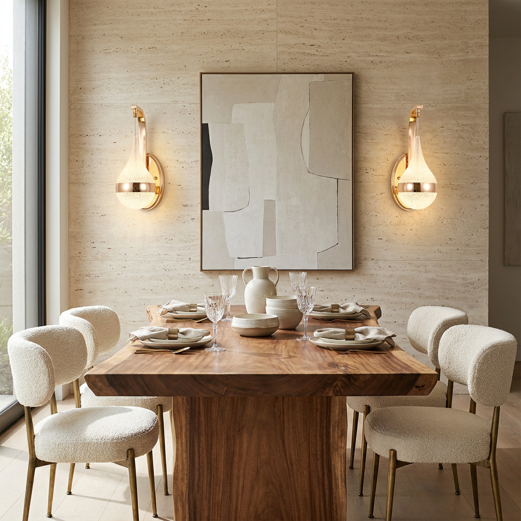 Drop Shape Modern LED Wall Light lifestyle image - Higgsfield lux20v1 - a7